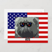 AFFENPINSCHER POSTKARTE (Vorne/Hinten)