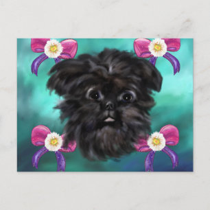 Affenpinscher Postkarte