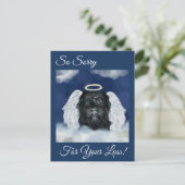 Affenpinscher Postkarte (Stehend Vorderseite)