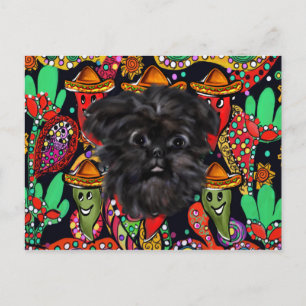 Affenpinscher Postkarte