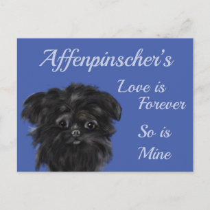 AFFENPINSCHER POSTKARTE