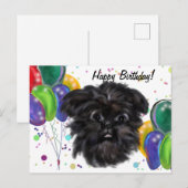 Affenpinscher Postkarte (Vorne/Hinten)