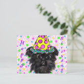 Affenpinscher Postkarte (Stehend Vorderseite)