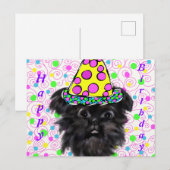 Affenpinscher Postkarte (Vorne/Hinten)