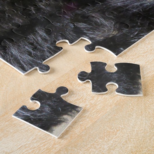 Affenpinscher Purebred Hund. Puzzle (Seite)