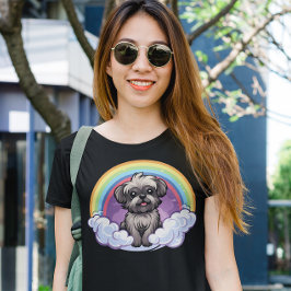 Affenpinscher Rainbow Niedlich Kawaii Welpe Hund A T-Shirt