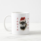 Affenpinscher Santa Paws Kaffeetasse (Links)