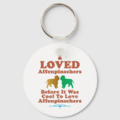 Affenpinscher Schlüsselanhänger (Vorderseite)