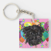 Affenpinscher Schlüsselanhänger (Vorderseite)
