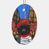 AFFENPINSCHER SELFIE KERAMIK ORNAMENT (Links)