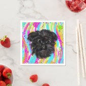Affenpinscher Serviette (Beispiel)