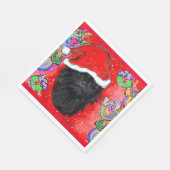 Affenpinscher Serviette (Ecke)