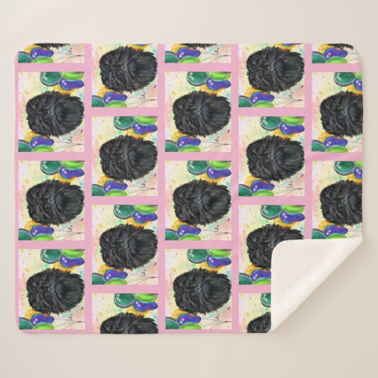 Affenpinscher Sherpadecke (Vorderseite (Horizontal))