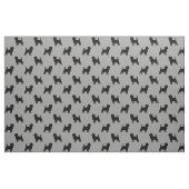 Affenpinscher-Silhouette-Muster Stoff (Fat Quarter (45,7 x 55,9 cm))