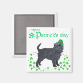 Affenpinscher St Patricks Day Magnet (Vorderseite/Rückseite)