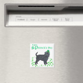 Affenpinscher St Patricks Day Magnet (In Situ (Geschirrspüler))