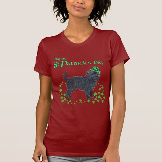 Affenpinscher St Patricks Day T-Shirt (Vorderseite)