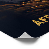 Affenpinscher Sunset Retro Art Calendar 2025 Poster (Ecke)