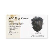 Affenpinscher TAN verlässt Motiff