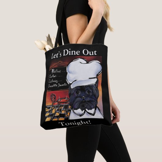 AFFENPINSCHER TASCHE (Von Nahem)