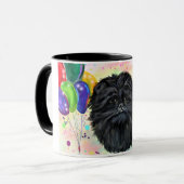 Affenpinscher Tasse (Vorderseite Links)