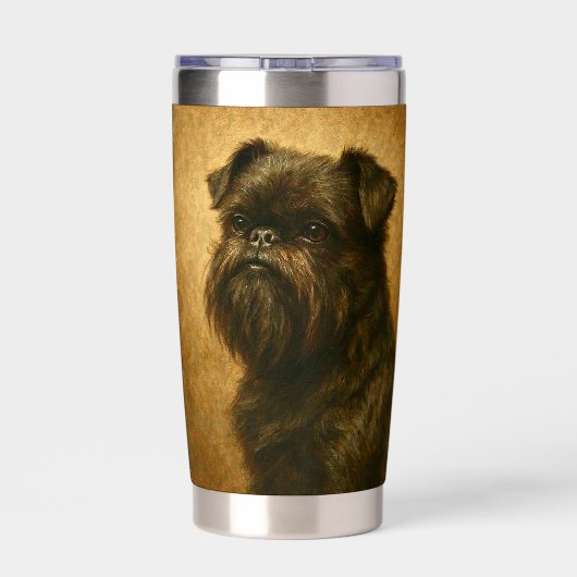Affenpinscher Thermobecher (Rückseite)