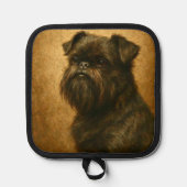Affenpinscher Topflappen (Vorderseite)