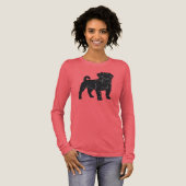 Affenpinscher Tri-Blend Shirt (Volle Vorderseite)