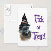 Affenpinscher Trick Postkarte (Vorne/Hinten)