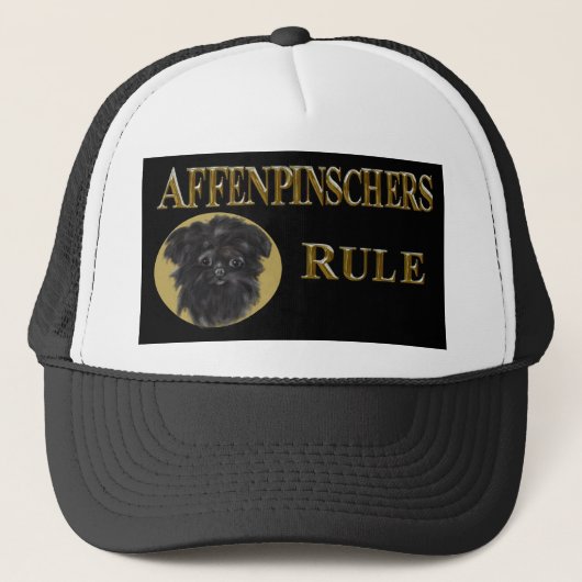 AFFENPINSCHER TRUCKERKAPPE (Vorderseite)