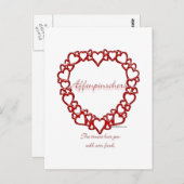 Affenpinscher True Love Postkarte (Vorne/Hinten)