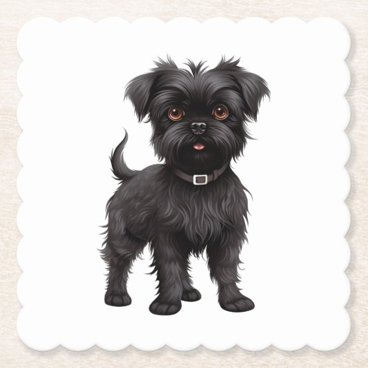 Affenpinscher Untersetzer (Vorderseite)