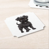 Affenpinscher Untersetzer (angewinkelt)