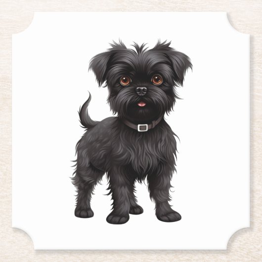 Affenpinscher Untersetzer (Vorderseite)