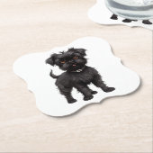 Affenpinscher Untersetzer (angewinkelt)