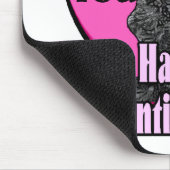 Affenpinscher Valentinstag Mousepad (Ecke)