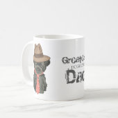 Affenpinscher Vater Kaffeetasse (Vorderseite Links)