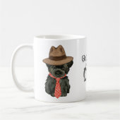 Affenpinscher Vater Kaffeetasse (Links)
