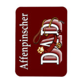 Affenpinscher Vater Magnet (Vertikal)