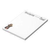 Affenpinscher Vater Notizblock (Rotiert)