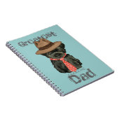 Affenpinscher Vater Notizblock (Rechte Seite)