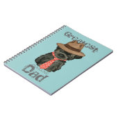 Affenpinscher Vater Notizblock (Linke Seite)