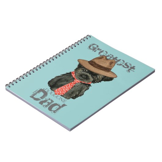 Affenpinscher Vater Notizblock (Linke Seite)