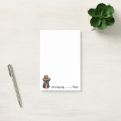 Affenpinscher Vater Post-it Klebezettel (Büro)