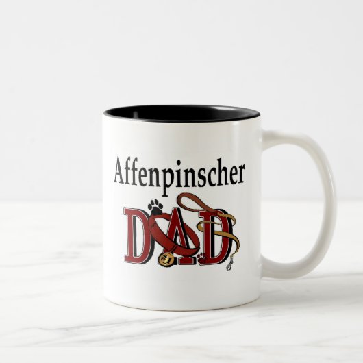 Affenpinscher Vater Tasse (Rechts)