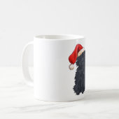 Affenpinscher Weihnachten Kaffeetasse (Vorderseite Links)