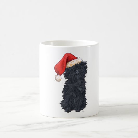Affenpinscher Weihnachten Kaffeetasse (Mittel)