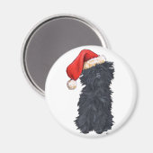 Affenpinscher Weihnachten Magnet (Vorderseite/Rückseite)