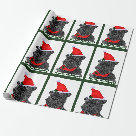 Affenpinscher Weihnachtsfeiertag Geschenkpapier (Ungerollt)
