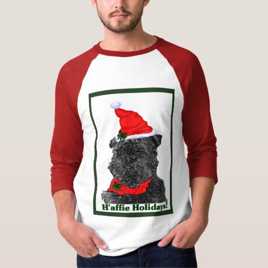 Affenpinscher Weihnachtsgeschenke T-Shirt (Vorderseite)